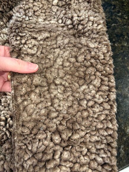 Simply Southern Women's Sherpa Pullover Jacket Brown Size L Standard Casual Zip - Picture 3 of 11